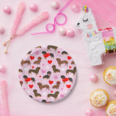 ダシュント・バレンタイン ペーパープレート (パーティー)