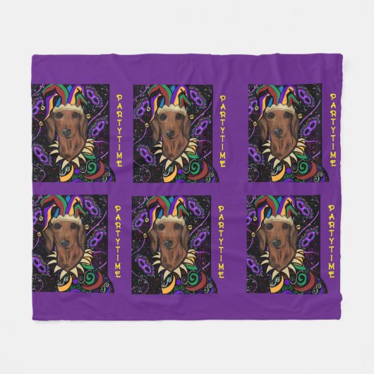 ダシュント フリースブランケット (正面(横))