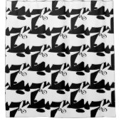 ダシュント・ブル・テリア・ドードル シャワーカーテン (正面)