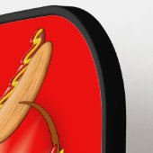 ダシュント・ホットドッグ ピックルボールラケット (左詳細)