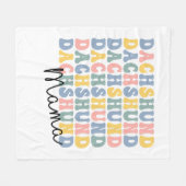 ダシュント・ママ フリースブランケット (正面(横))