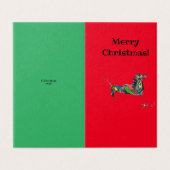 ダシュント・メリー・クリスマスカード (外部フラット)