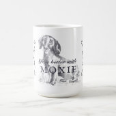 ダシュント・ライフは犬カスタム名の方が良い コーヒーマグカップ (中央)