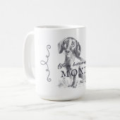 ダシュント・ライフは犬カスタム名の方が良い コーヒーマグカップ (正面左)