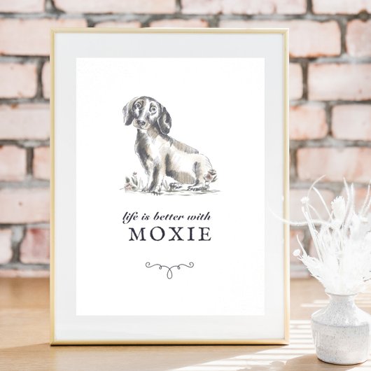 ダシュント・ライフは犬カスタム名の方が良い ポスター