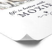 ダシュント・ライフは犬カスタム名の方が良い ポスター (角)