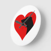 ダシュント ラウンド壁時計 (傾斜)