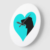 ダシュント ラージ壁時計 (傾斜)