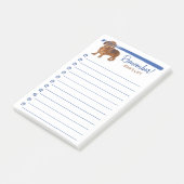 ダシュント・リトル・ドッグはリストを覚えている ポストイット (アングル)