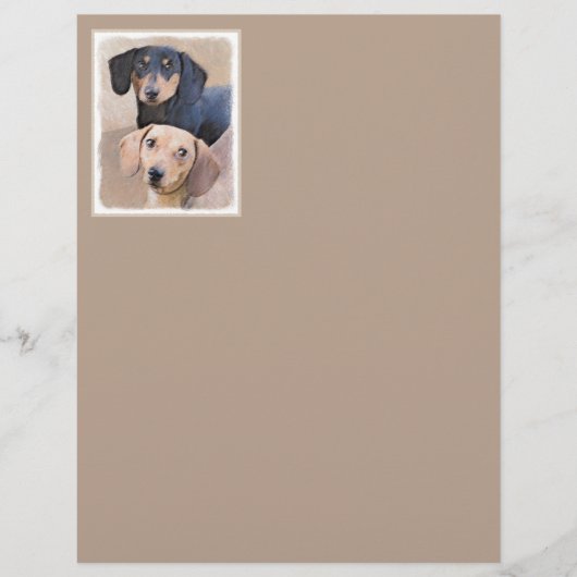 ダシュント(滑ら絵画か) - Dog Artオリジナル (正面)