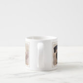 ダシュント(滑ら絵画か) - Dog Artオリジナル エスプレッソカップ (裏面)