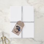 ダシュント(滑ら絵画か) - Dog Artオリジナル ギフトタグ (より糸付き)