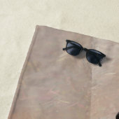 ダシュント(滑ら絵画か) - Dog Artオリジナル ビーチタオル (インサイチュ)