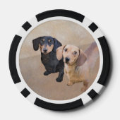 ダシュント(滑ら絵画か) - Dog Artオリジナル ポーカーチップ (裏面)
