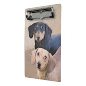 ダシュント(滑ら絵画か) - Dog Artオリジナル ミニクリップボード (アングル2)