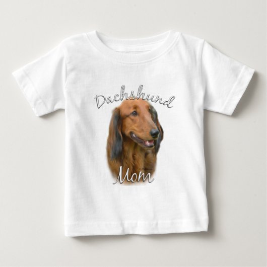 ダシュント(長髪)母2 ベビーTシャツ (正面)