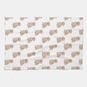 ダシュント（長髪、赤） キッチンタオル (横)