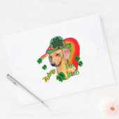 ダシュントSt patricks 楕円形シール (封筒)