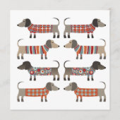 ダシュントWienerソーセージ犬カード アドバイスカード (正面)