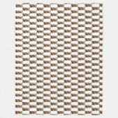 ダシュンドアイズクリーム フリースブランケット (正面)