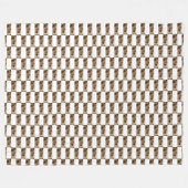 ダシュンドアイズクリーム フリースブランケット (正面(横))