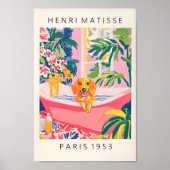 ダシュンドアートプリントおもしろい、バスルームのウォールアート、ミッド ポスター (正面)