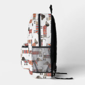 ダシュンドウィナーソーセージドッグ プリントバックパック (右)