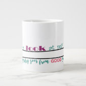 ダシュンドウィナードグラブシンプルおもしろい引用文 ジャンボコーヒーマグカップ (正面)