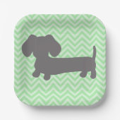 ダシュンドウィナードッグパーティー ペーパープレート (正面)