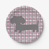 ダシュンドウィナードッグパーティー ペーパープレート (正面)