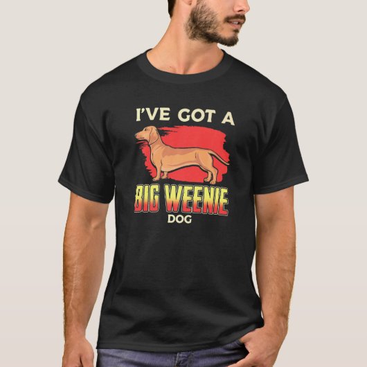 ダシュンドウィナードッグビッグウインナソーセージ Tシャツ (正面)