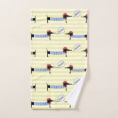 ダシュンドウィナードッグボンジュール バスタオルセット (ハンドタオル)