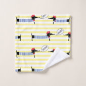 ダシュンドウィナードッグボンジュール バスタオルセット (ウォッシュタオル)