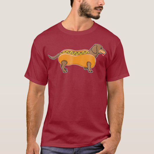 ダシュンドウィナーホット犬のオーナーおもしろいギフト Tシャツ (正面)