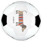 ダシュンドウィーナードッグパーソナライズされた サッカーボール (回転)