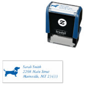 ダシュンドウィーナードッグベビーシャワーブルーボーイ セルフインキングスタンプ (インサイチュ)