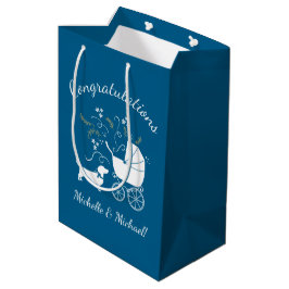 ダシュンドウィーナードッグベビーシャワー ミディアムペーパーバッグ