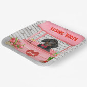 ダシュンドウグバレンタインデーキスをするス ペーパープレート (傾斜あり)