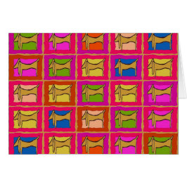 ダシュンドキルトタイル張り犬