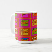 ダシュンドキルト コーヒーマグカップ (正面左)