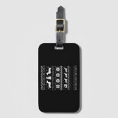 ダシュンドクリスマス ラゲッジタグ (正面縦)