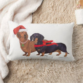 ダシュンドクリスマス ランバークッション (ブランケット)