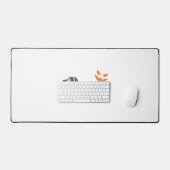 ダシュンドグッドハロウィンキャンディーコーンフルムーン デスクマット (キーボード&マウス)