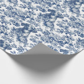 ダシュンドグッドブルートイルパターン ラッピングペーパー (角)