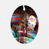 ダシュンドセラミックオーナメント メタルオーナメント (正面左)