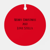 ダシュンドセラミックオーナメント メタルオーナメント (裏面)