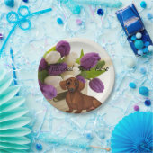 ダシュンドチューリップ紙パーティープレート ペーパープレート (パーティー)