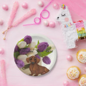 ダシュンドチューリップ紙パーティープレート ペーパープレート (パーティー)