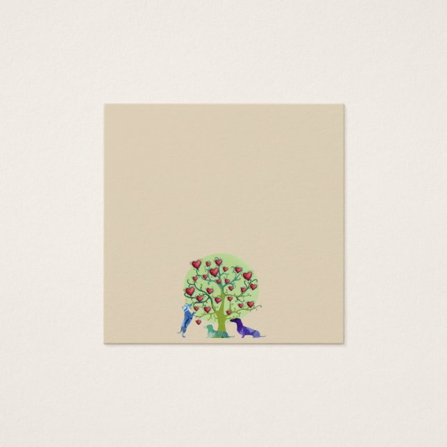 ダシュンドッグズツリーハートアートスタンダードノート (正面)