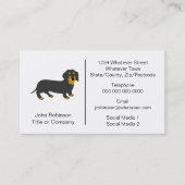 ダシュンドッグデザイン搭乗用ケネル 名刺 (正面)